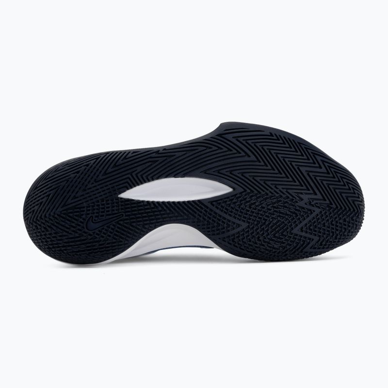 Volejbalové boty Nike Zoom Hyperspeed Court 2 white/valor blue/midnight navy 4