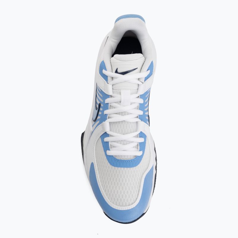 Volejbalové boty Nike Zoom Hyperspeed Court 2 white/valor blue/midnight navy 5