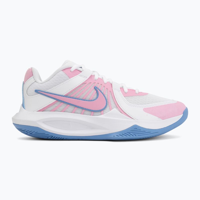 Volejbalové boty Nike Zoom Hyperspeed Court 2 white/pink rise/valor blue 2