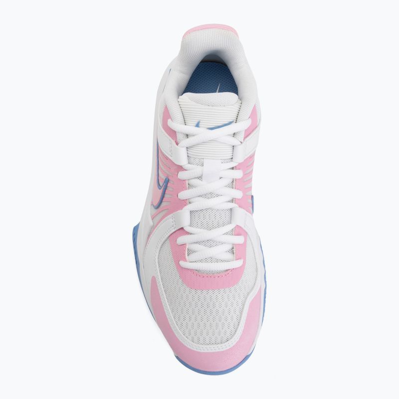 Volejbalové boty Nike Zoom Hyperspeed Court 2 white/pink rise/valor blue 5