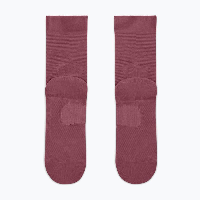 Ponožky Nike Run Midweight Crew pink smoke/pink rise/white 3