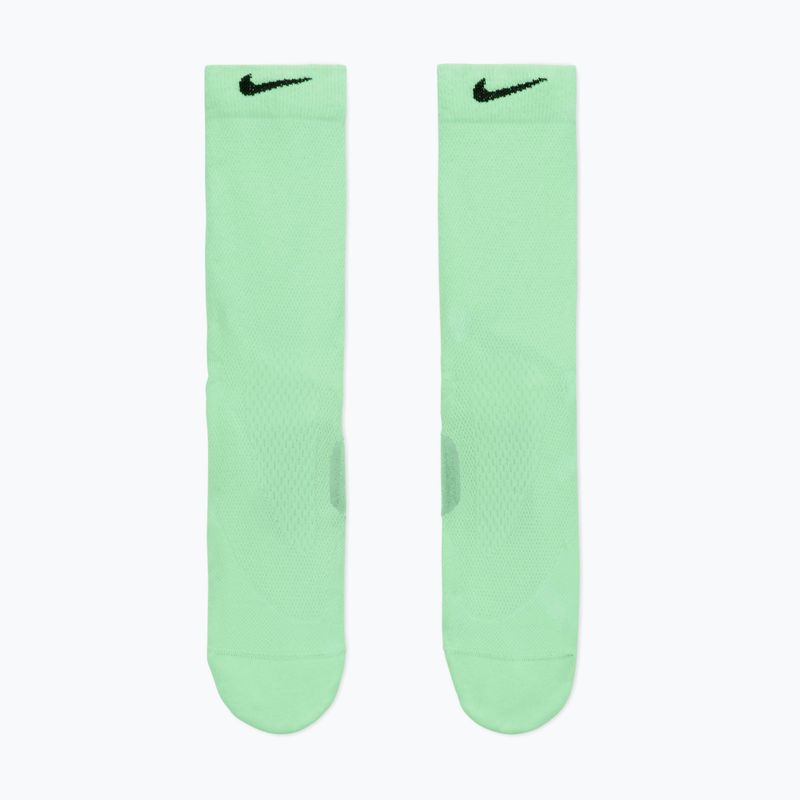 Ponožky Nike Run Midweight Crew cucumber calm/black/black 2