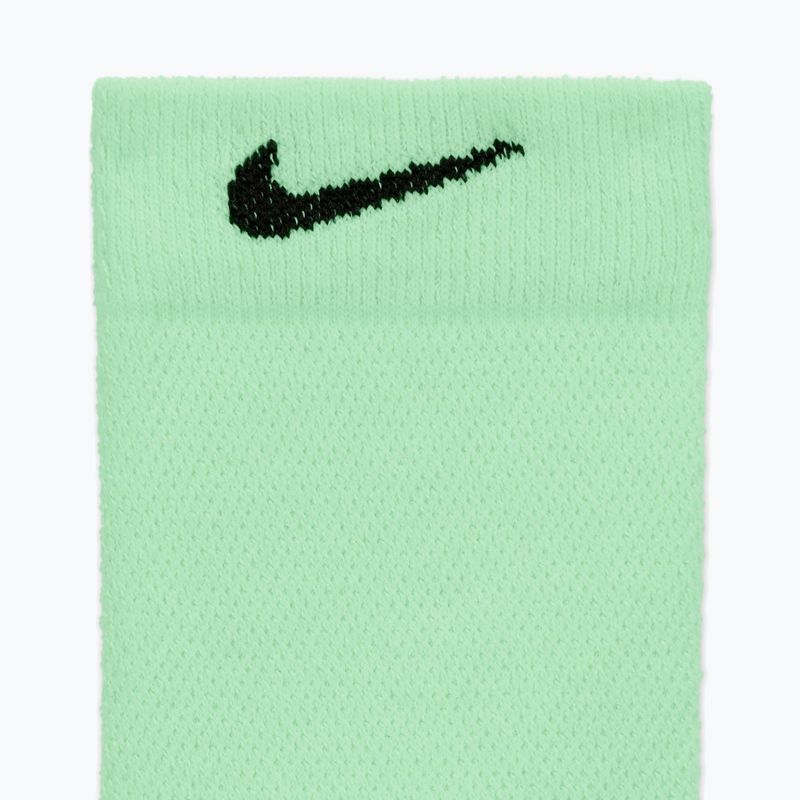Ponožky Nike Run Midweight Crew cucumber calm/black/black 4