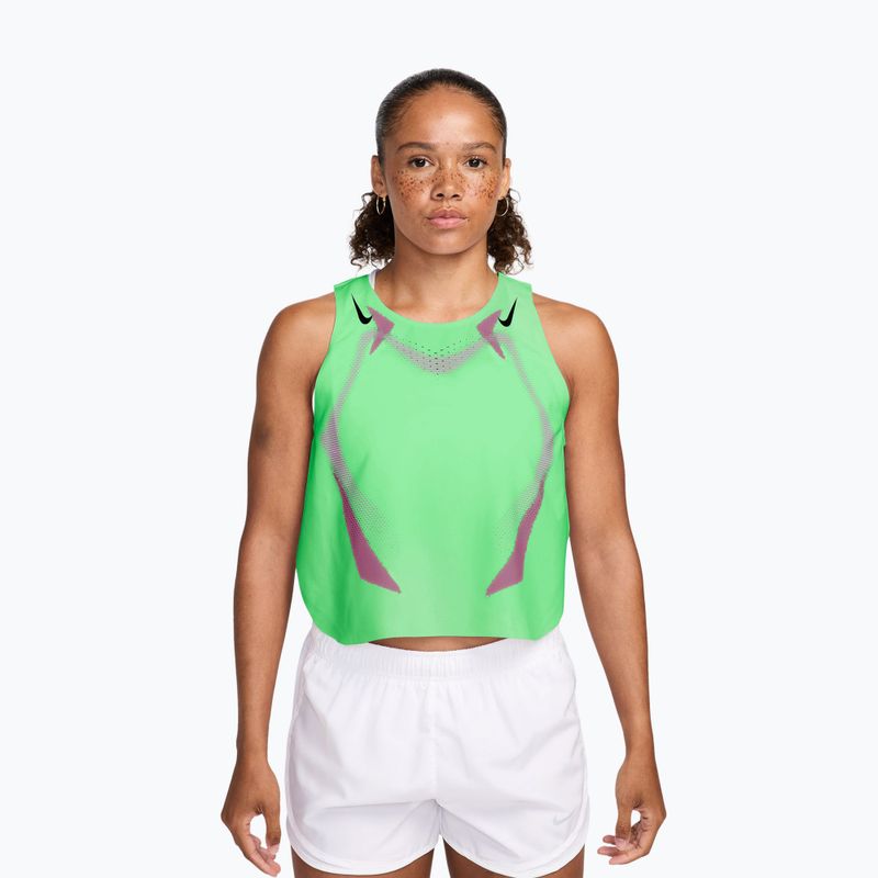 Pánské běžecké tričko Nike AeroSwift illusion green/black/black