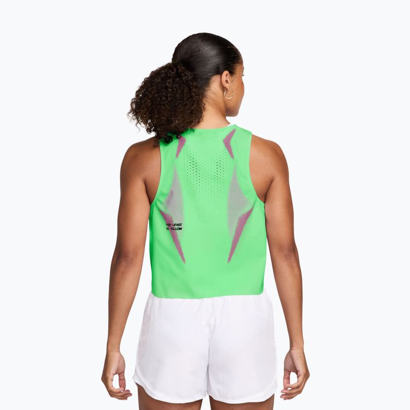 Pánské běžecké tričko Nike AeroSwift illusion green/black/black 2