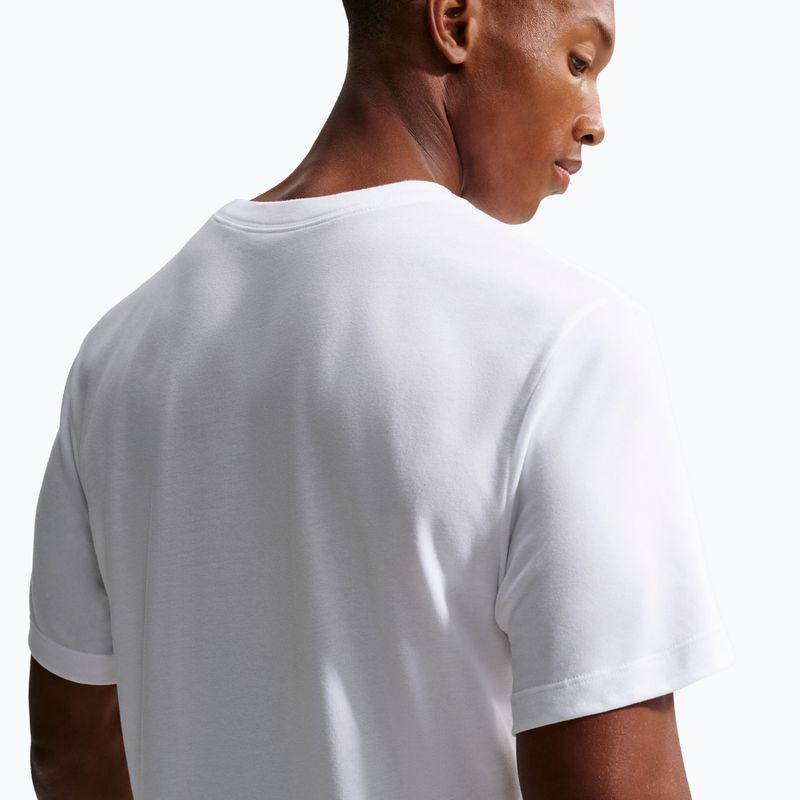 Pánské běžecké tričko Nike Dri-Fit Running T-Shirt white/green spark 5