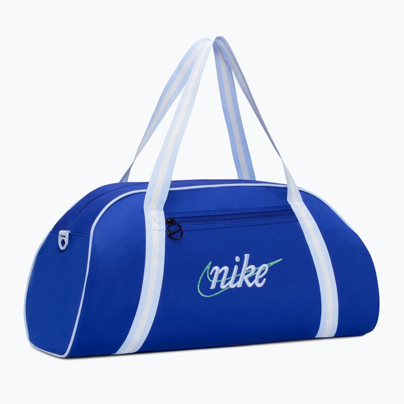 Dámská tréninková taška Nike Gym Club Retro 24 l old royal/hydrogen blue/hydrogen blue 2