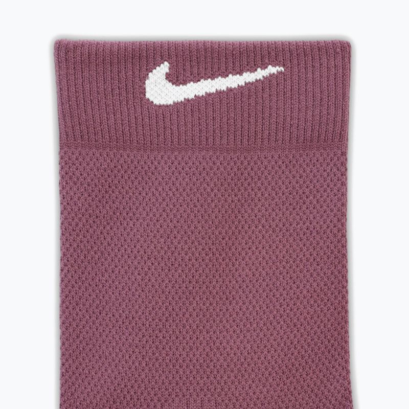Ponožky Nike Run Midweight Micro Crew pink smoke/pink rise/white 4