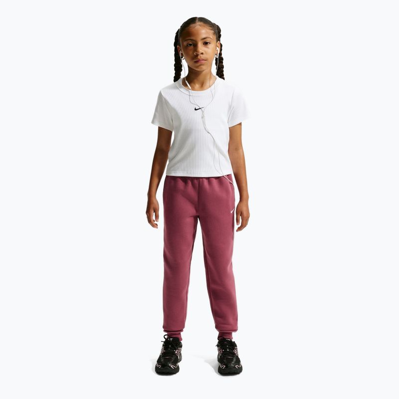 Dětské kalhoty Nike Sportswear Studio pink smoke/white 2