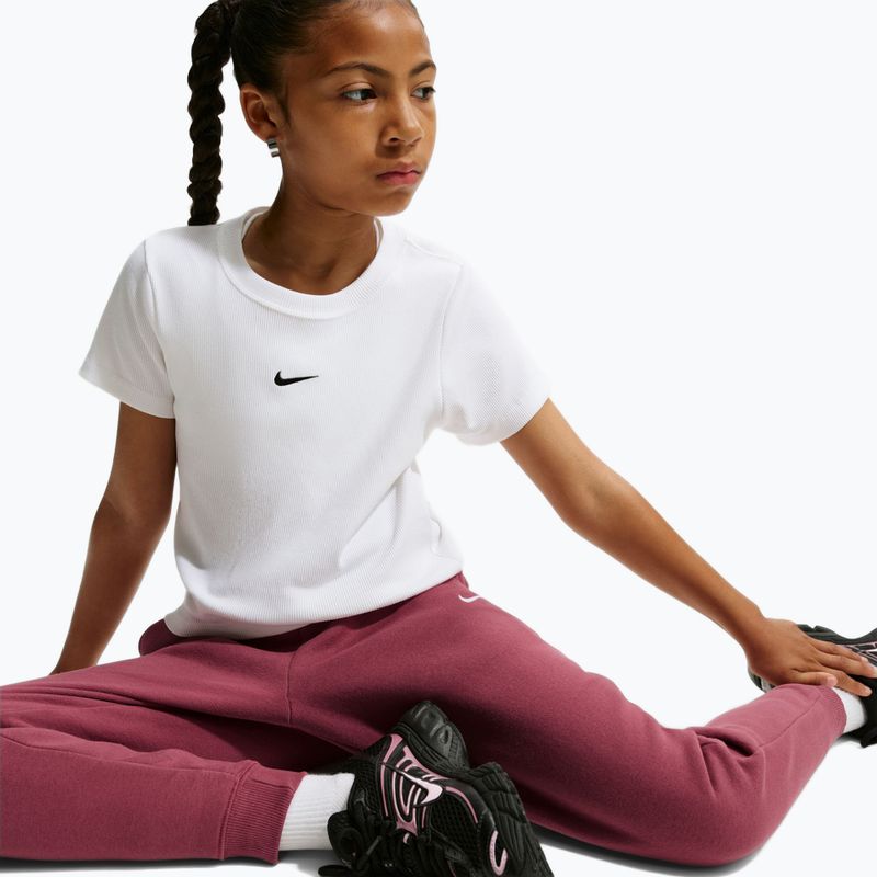 Dětské kalhoty Nike Sportswear Studio pink smoke/white 7