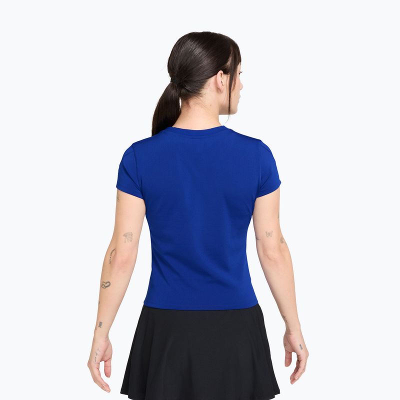 Dámské tenisové tričko Nike Court Dri-Fit Advantage old royal/white 2