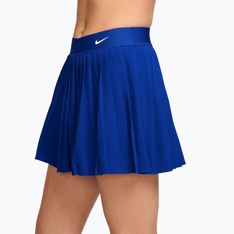 Sukně Nike Victory Dri-Fit High-Waisted Pleated old royal/white 3