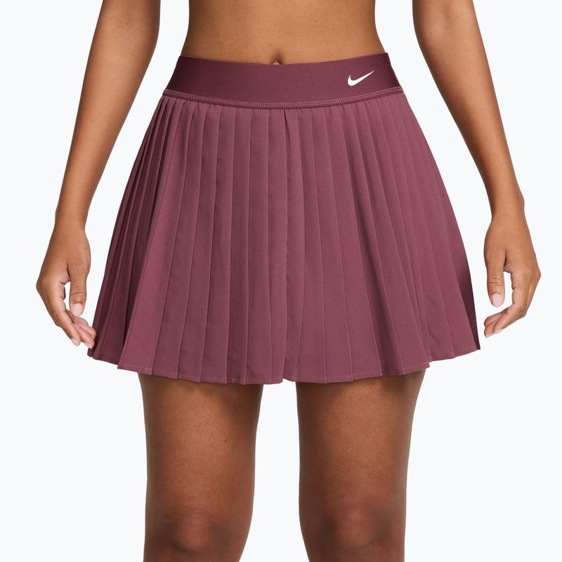 Sukně Nike Victory Dri-Fit High-Waisted Pleated pink smoke/white