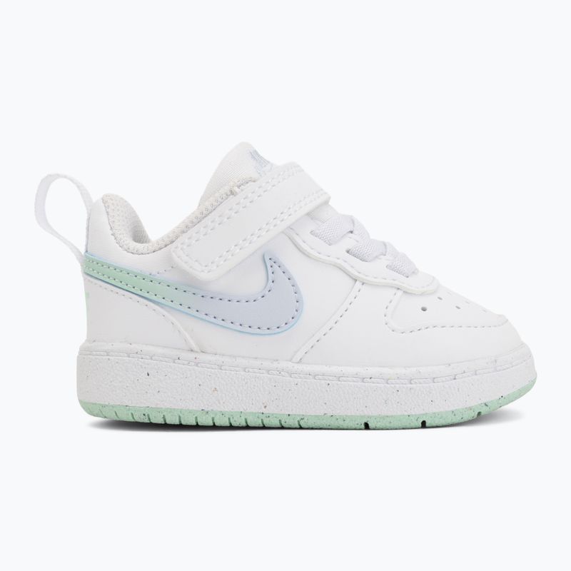 Dětské boty do vody Nike Court Borough Low white/football grey/arctic green 7