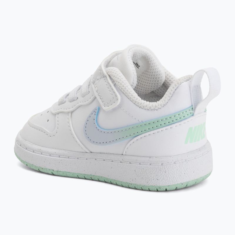 Dětské boty do vody Nike Court Borough Low white/football grey/arctic green 8