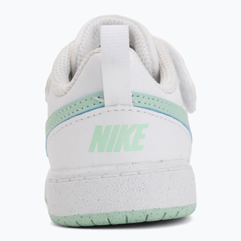 Dětské boty do vody Nike Court Borough Low white/football grey/arctic green 11