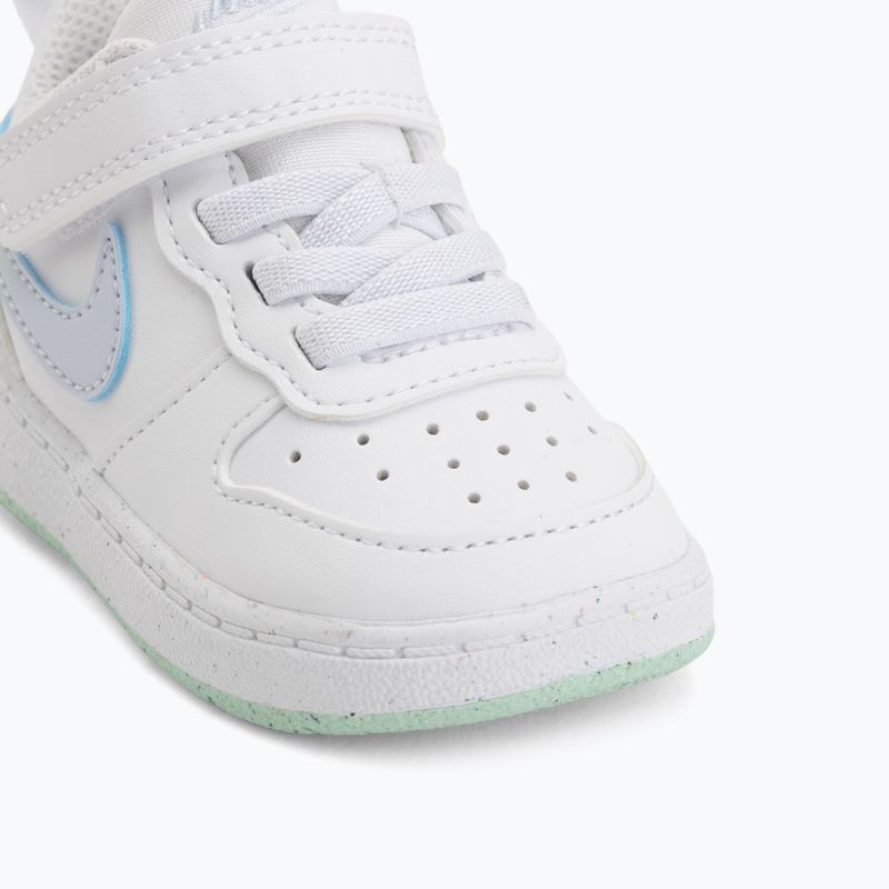 Dětské boty do vody Nike Court Borough Low white/football grey/arctic green 12