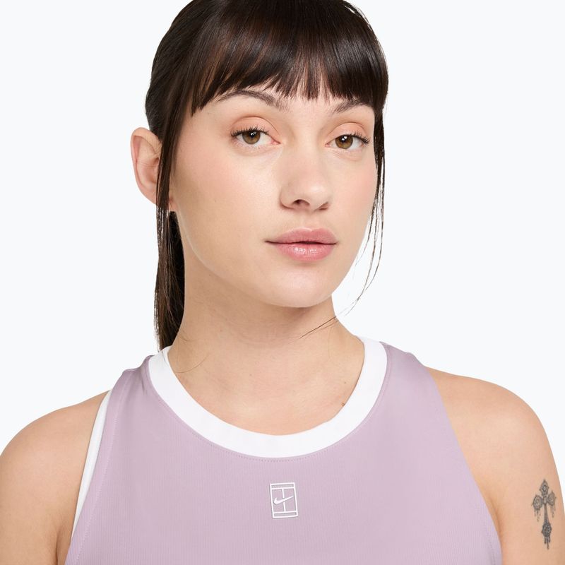 Dámské tričko Nike Court Dri-Fit Advantage bleached lilac/white 3