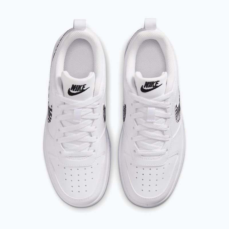 Boty Nike Court Borough Low bílá/černá 13