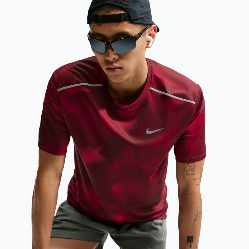 Pánské běžecké tričko Nike Miler light crimson 6