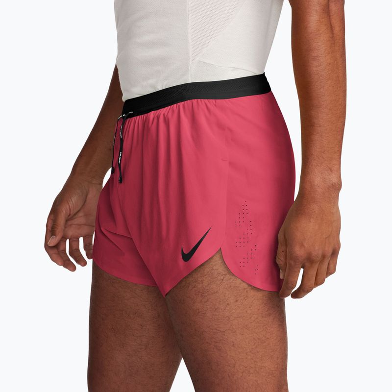 Pánské běžecké šortky Nike AeroSwift fusion red/black 3