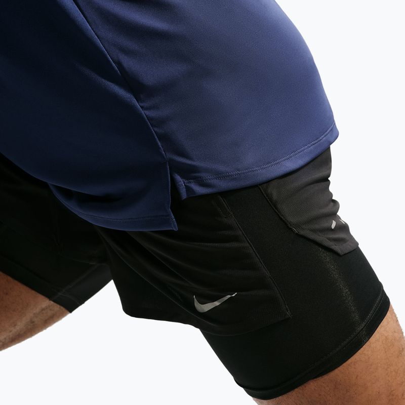 Pánské běžecké tričko Longsleeve Nike Stride Dri-Fit ADV Midnight Navy 7