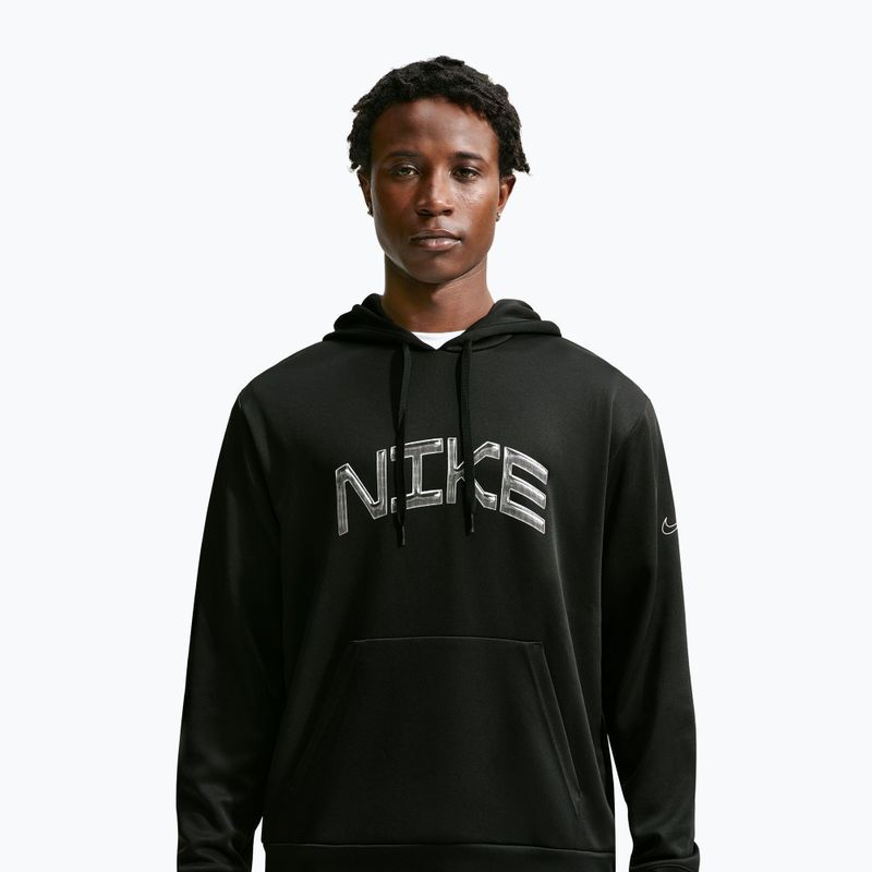 Pánská tréninková mikina Nike Dri-FIT UV Pullover Hoodie black/white 3