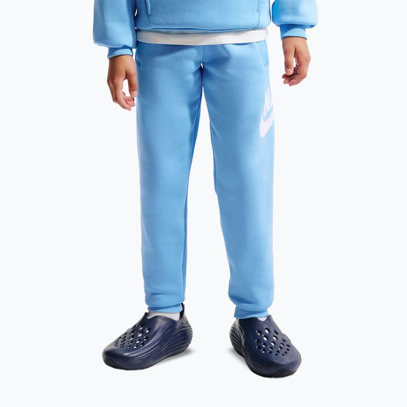 Dětské kalhoty Nike Club Fleece football blue/white 7