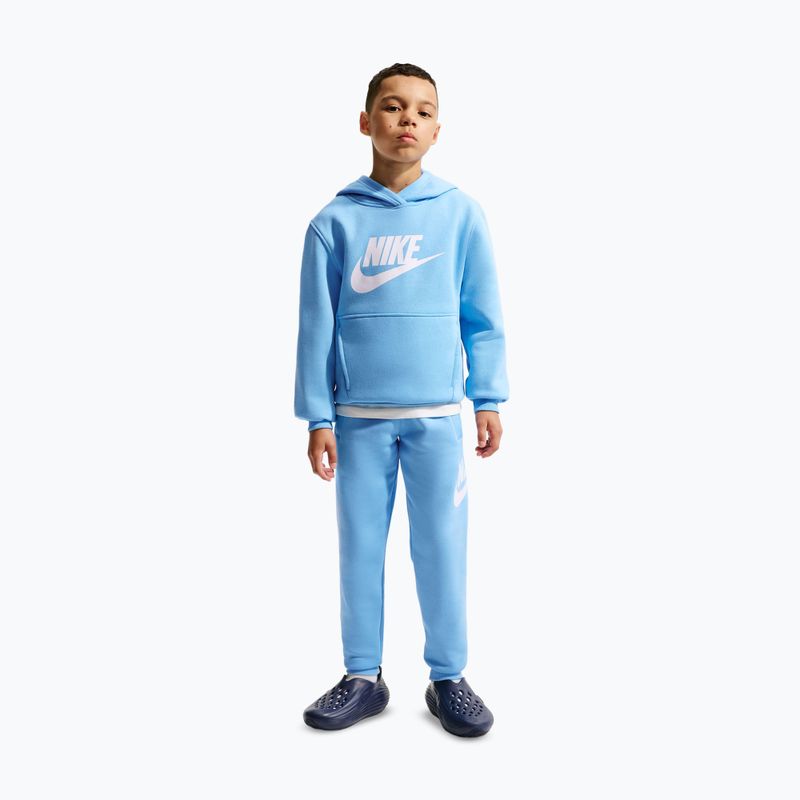 Dětské kalhoty Nike Club Fleece football blue/white 2