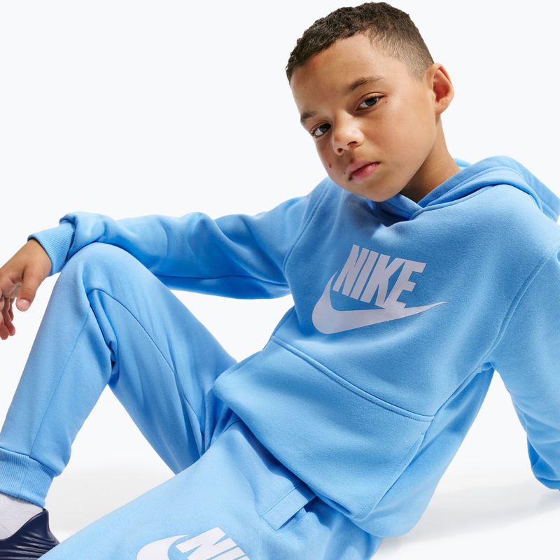 Dětské kalhoty Nike Club Fleece football blue/white 4