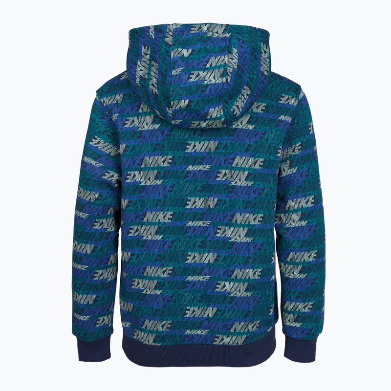 Dětská mikina Nike Sportswear Club Fleece bright spruce/midnight navy/game royal 2