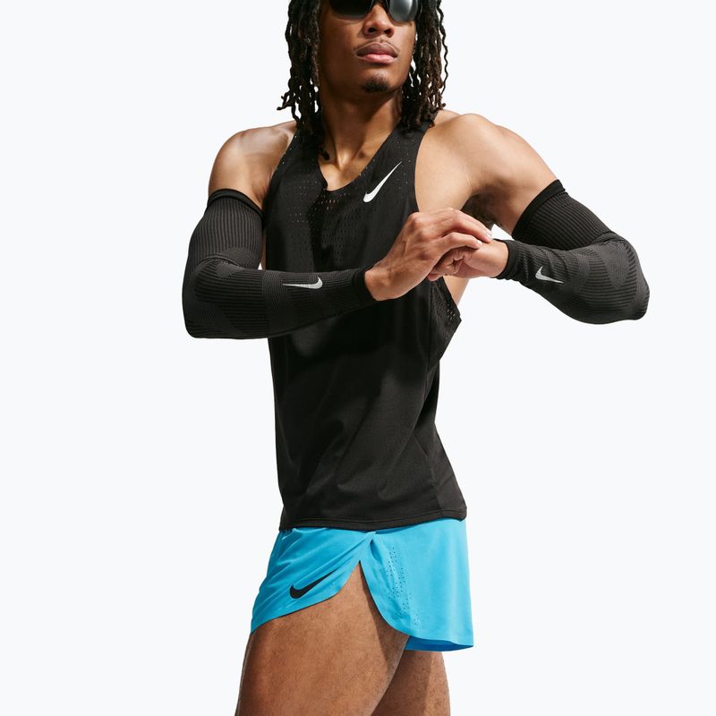 Pánské běžecké šortky Nike AeroSwift light current blue/black 4