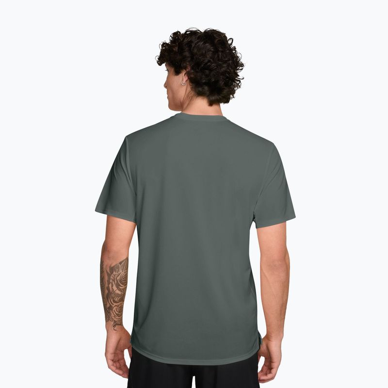 Pánské běžecké tričko Nike Miler Dri-Fit UV camo green 2
