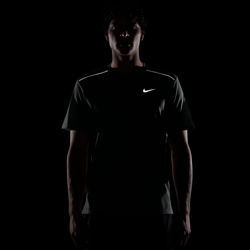 Pánské běžecké tričko Nike Miler Dri-Fit UV camo green 4