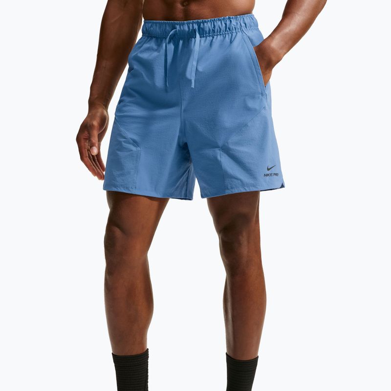 Pánské tréninkové šortky Nike Pro Training indigo storm/indigo storm/black