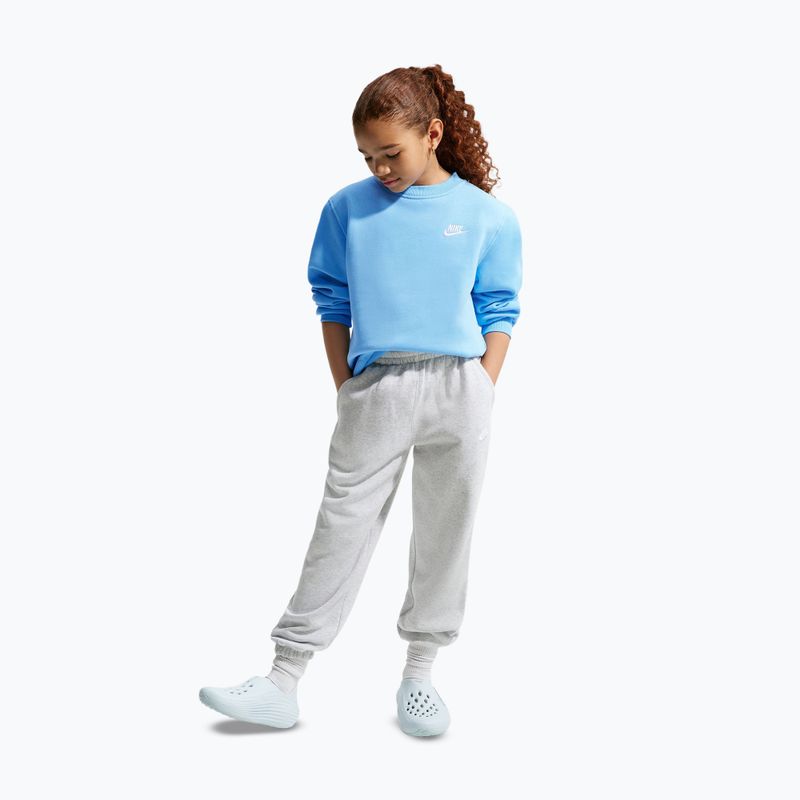 Dětská mikina Nike Sportswear Club Fleece football blue/white 2