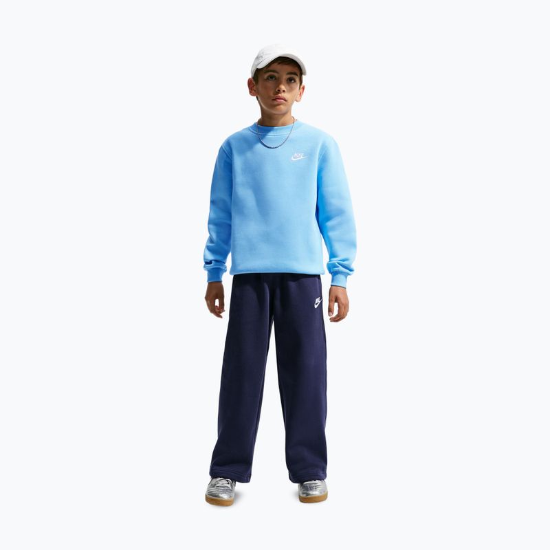 Dětská mikina Nike Sportswear Club Fleece football blue/white 5
