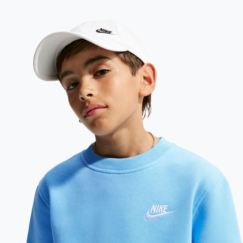 Dětská mikina Nike Sportswear Club Fleece football blue/white 6