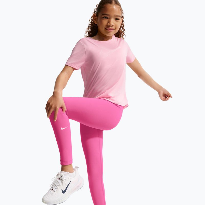 Dětské legíny Nike One playful pink/white 4