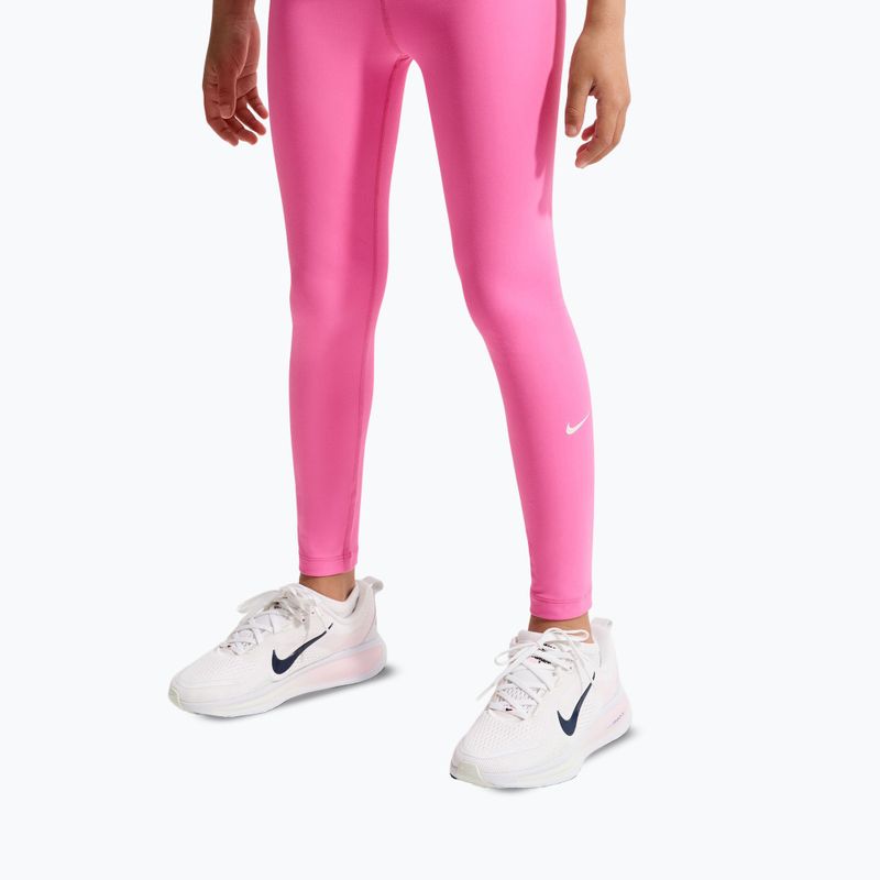 Dětské legíny Nike One playful pink/white 5