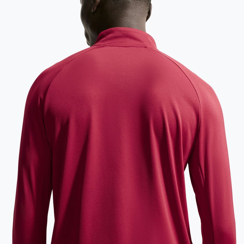 Pánská běžecká mikina Nike Miler Dri-Fit UV 1/2 Zip tough red 6