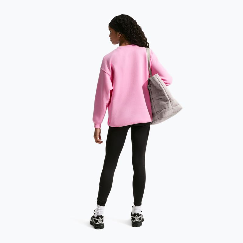 Dětská mikina Nike Sportswear Studio pink rise/white 3