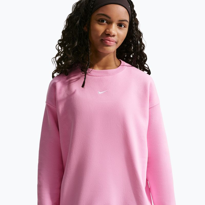 Dětská mikina Nike Sportswear Studio pink rise/white 4