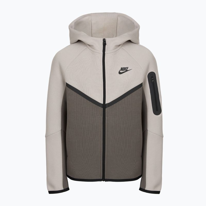 Dětská mikina Nike Sportswear Tech Fleece moon particle/cave stone/black/black