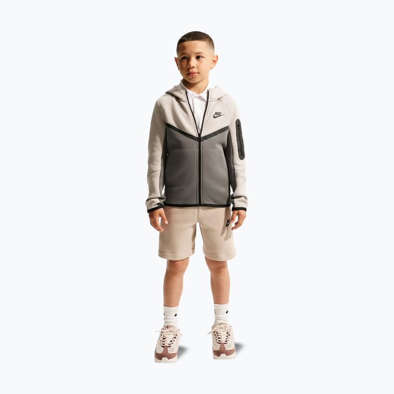 Dětská mikina Nike Sportswear Tech Fleece moon particle/cave stone/black/black 2