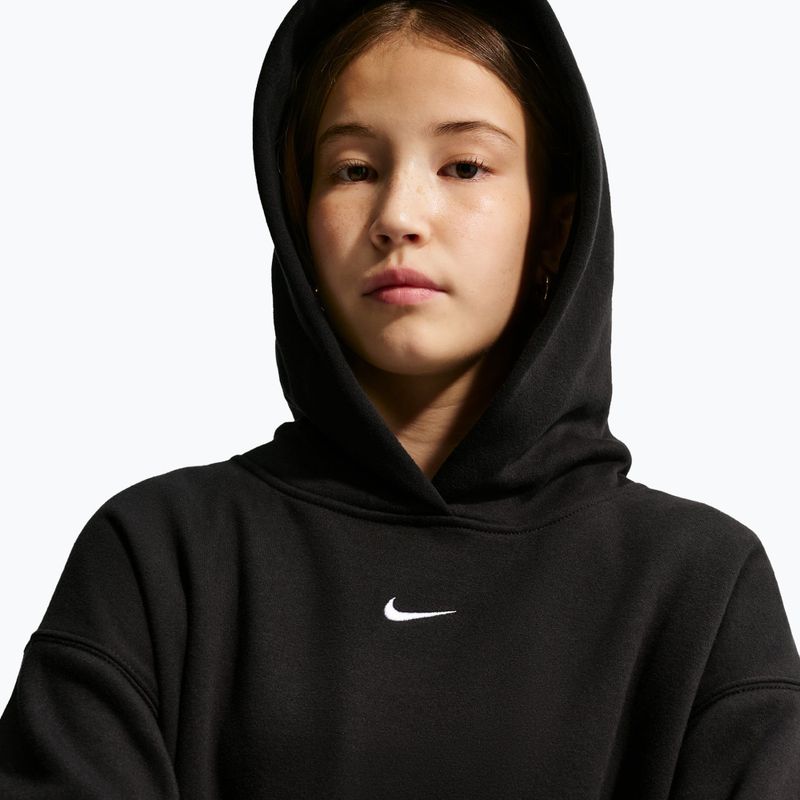 Dětská mikina Nike Sportswear Studio Fleece black/white 4