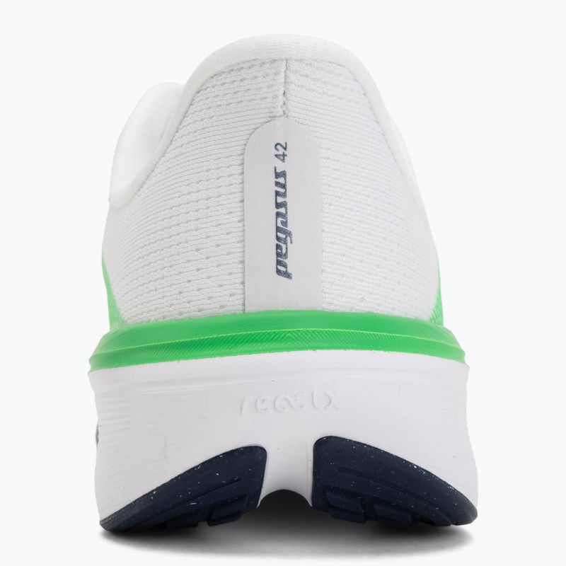 Běžecké boty Nike Pegasus 42 bílá/zelená jiskra/nocní námořnická 6
