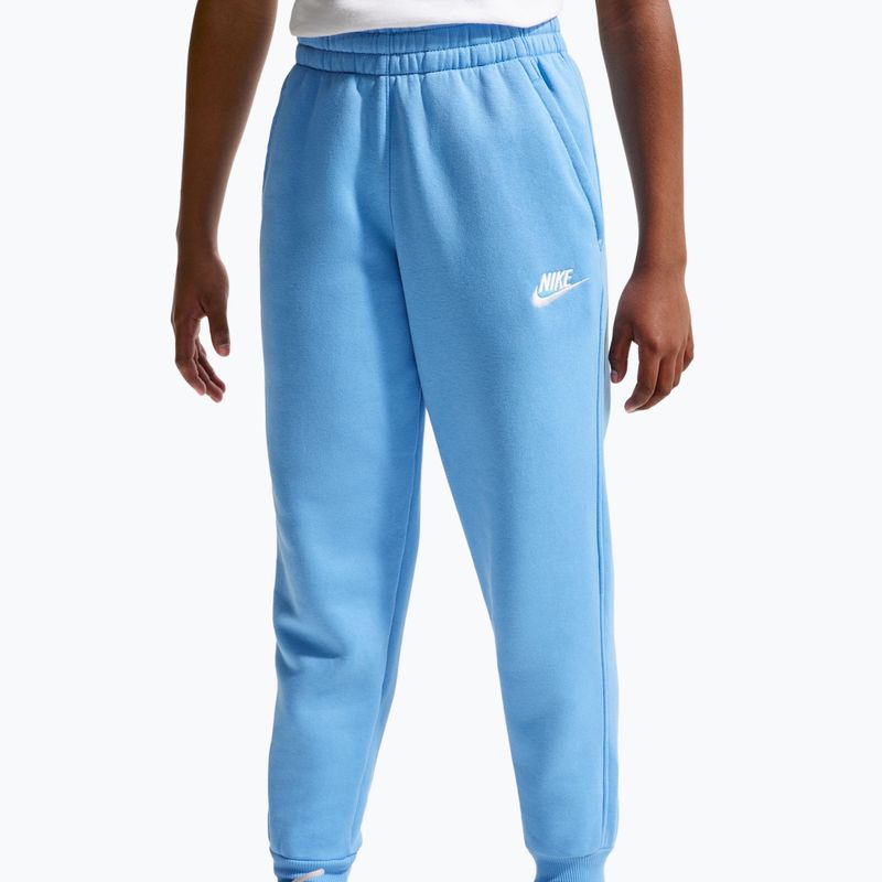 Dětské kalhoty Nike Sportswear Club Fleece football blue/white 4