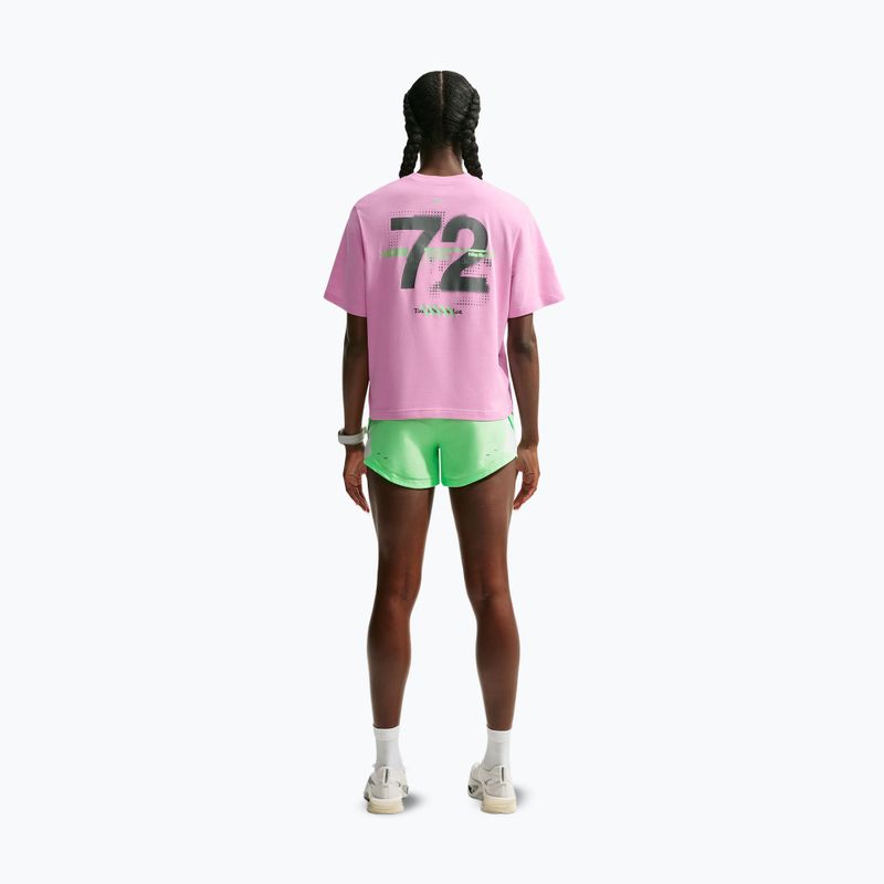 Dámské běžecké tričko Nike Swift Dri-Fit pink rise/illusion green 3