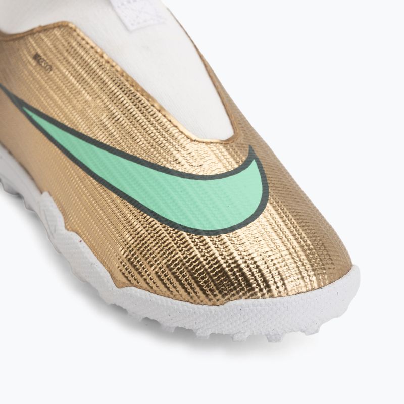 Dětské kopačky Nike Jr. Mercurial Superfly 11 Academy "Kylian Mbappé" metallic gold/green glow 7